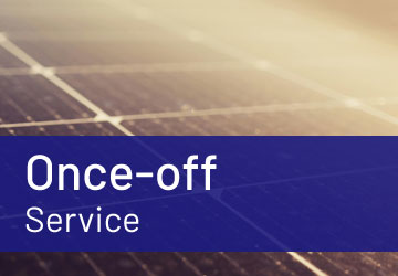 Once Off Solar Service